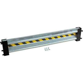 Steel Drop-In Guard Rail 6'L With (2) Brackets & Hardware, Galvanized