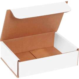Global Industrial Corrugated Mailers, 7"L x 5"W x 2"H, White