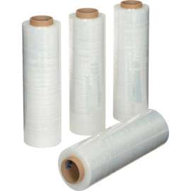 Global Industrial Stretch Wrap, Cast, 70 Gauge, 18"Wx1500'L, Clear