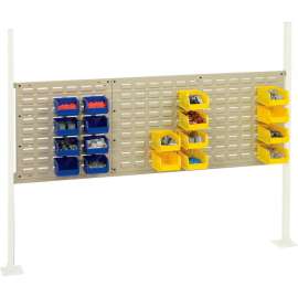 Global Industrial 18" & 36" Louver Panel Kit, 60"W, Tan