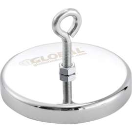 Global Industrial Ceramic Hang-It Magnet w/ Attached Eyebolt, 95 Lbs. Pull, 6/Pack