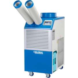 Global Industrial Portable Air Conditioner w/ Cold Air Nozzles, 2 Ton, 21,000 BTU, 230V