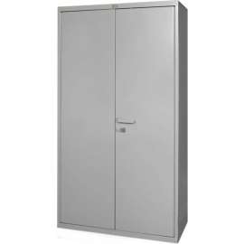 All-Welded Heavy Duty Storage Cabinet, 16 Gauge, 36"Wx18"Dx60"H, Gray