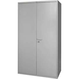 All-Welded Heavy Duty Storage Cabinet, 16 Gauge, 48"Wx24"Dx84"H, Gray