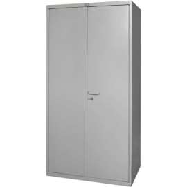 All-Welded Heavy Duty Storage Cabinet, 14 Gauge, 36"Wx18"Dx78"H, Gray