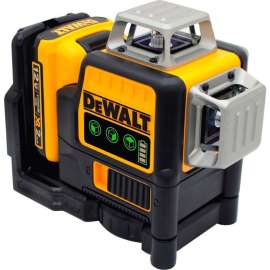 DeWALT DW089LG-QU Laser Level, 165 ft, +/-0.125 in Accuracy, Green Laser
