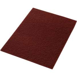 Global Industrial 14" x 20" EcoPrep "EPP" Chemical Free Stripping Pad, Maroon, 10 Per Case