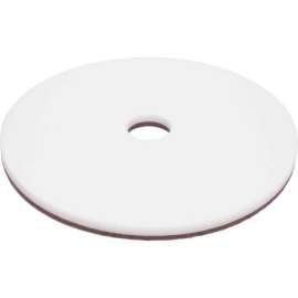 Global Industrial 20" Floor Pad, White, 5 Per Case