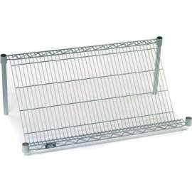 Nexel SS1836C Chrome Slant Wire Shelf 36"W x 18"D