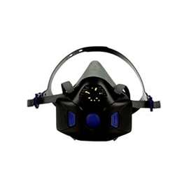 3M Secure Half Facepiece Reusable Respirator with Speaking Diaphragm HF-803SD, Large