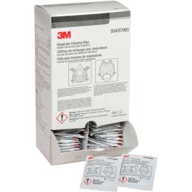 3M Respirator Cleaning Wipes, 504, Box of 100