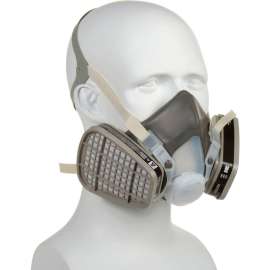 3M 5000 Series Half Facepiece Disposable Respirators, OV, Large, 5301