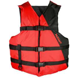 Flowt 40202-2-OS Multi Purpose Life Vest, Red, Oversize Adult