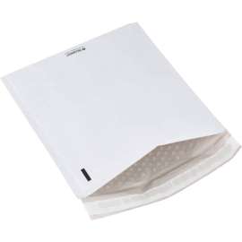 Global Industrial Bubble Lined Poly Mailers, #2, 8-1/2"W x 12"L, White, 100/Pack
