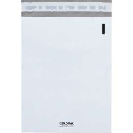 Global Industrial Self Seal Poly Mailers, #1, 7-1/2"W x 10-1/2"L, White, 1000/Pack