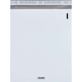 Global Industrial Self Seal Poly Mailers, #3, 10"W x 13"L, White, 1000/Pack