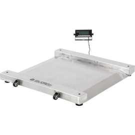 Global Industrial Stainless Steel Digital Drum Scale w/ LED Indicator, 1,000 lb x 0.2 lb