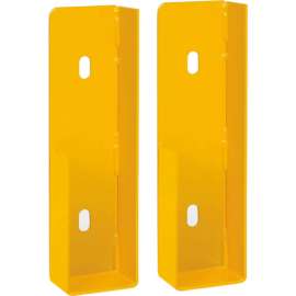 Global Industrial Steel Bracket Kit in Pair for Drop-In Style, Yellow
