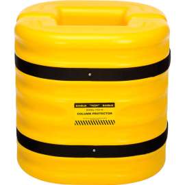 Eagle Column Protector, 10" Column Opening, 24" High, Yellow
