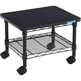 Interion Under-Desk Wire Machine Stand, 19"W x 16"D x 13-1/2"H, Black