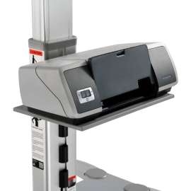 Global Industrial Printer Tray For Sit-Stand Mobile Desk With Tablet Slot