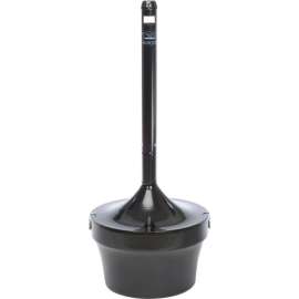 Witt Industries Steel Outdoor Ashtray, 4-1/2 Gallon, Black