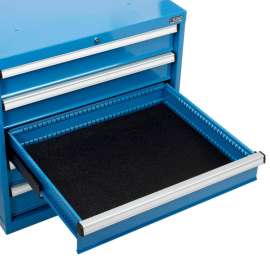 Drawer Mat Kit for 30"Wx27"D Global Industrial Modular Drawer Cabinet, Black