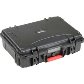 Global Industrial Waterproof Hard Case w/Pinch Tear Foam 14"L x 10-23/32"W x 4-11/64"H, Blk