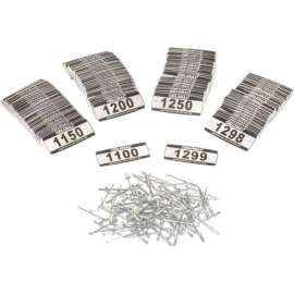 Locker Number Plate Kit, Numbered 1100-1299, 200/Pack