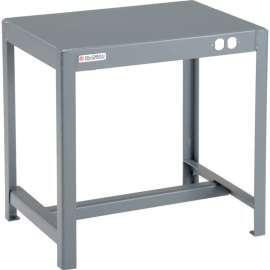 Global Industrial Deluxe Machine Table, 12 Gauge Welded Top, 24"W x 18"D x 24"H