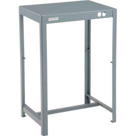 Global Industrial Deluxe Machine Table, 12 Gauge Welded Top, 24"W x 18"D x 36"H