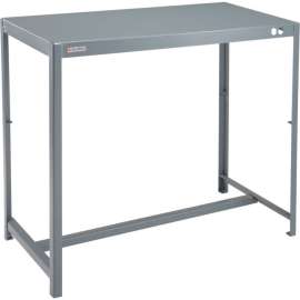 Global Industrial Deluxe Machine Table, 12 Gauge Welded Top, 48"W x 24"D x 42"H