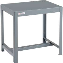 Global Industrial Standard Machine Table, 14 Gauge Welded Top, 24"W x 18"D x 24"H