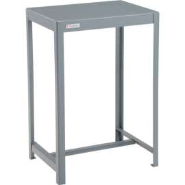Global Industrial Standard Machine Table, 14 Gauge Welded Top, 24"W x 18"D x 36"H