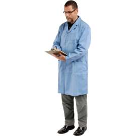 Unisex Microstatic ESD Lab Coat - Blue, L