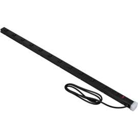 Global Industrial Power Strip, 12 Outlets, 15A, 48"L, 9' Cord