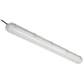 Global Industrial LED Vapor Tight Fixture, 4', 40W, 120-277V, 4000K, 4400 Lumens,