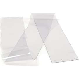 Replacement 8" x 8' Clear Strip for Pedestrian Strip Curtain Doors