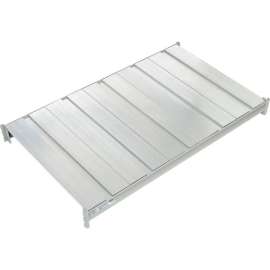 Global Industrial Additional Shelf, Extra Heavy Duty Rack, Steel Deck, 60"W x 36"D, Gray