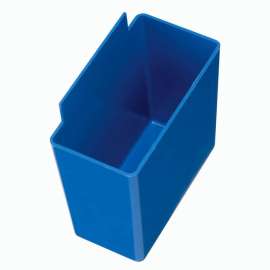 Little Bin QBC111 For Plastic Stacking Bins - 1-3/4 x 3-1/4 x 3 Blue