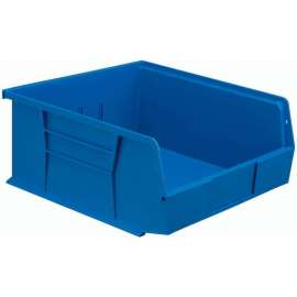 Quantum Plastic Stacking Bin QUS235 11 x 10-7/8 x 5 Blue