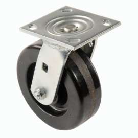 Global Industrial Heavy Duty Swivel Plate Caster 6" Plastic Wheel 800 Lb. Capacity