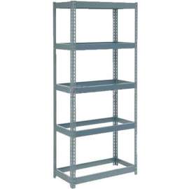 Extra Heavy Duty Shelving 36"W x 18"D x 84"H With 5 Shelves, No Deck