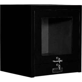 Global Industrial Countertop CRT Computer Cabinet, Black