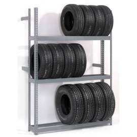 Global Industrial 3 Tier Double Entry Tire Rack 60"W x 54"D x 84"H