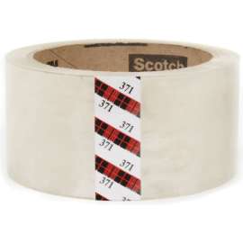 3M Scotch 371 Carton Sealing Tape 2" x 55 Yds. 1.8 Mil Clear