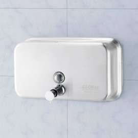 Global Industrial Stainless Steel Horizontal Liquid Soap Dispenser - 1000 ml