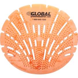 Global Industrial Urinal Screen - Citrus 10 Screens/Case