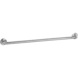 Global Industrial Straight Grab Bar, Peened Stainless Steel - 36"W x 1-1/4" Dia.