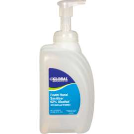 Global Industrial Foam Hand Sanitizer 62% Alcohol, Linen Scent, 32 oz. Bottle - 8 Bottles/Case